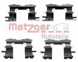 Комплектующие, колодки дискового тормоза 109-1631 METZGER