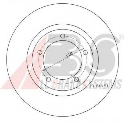 Тормозной диск DI-616 JAPANPARTS
