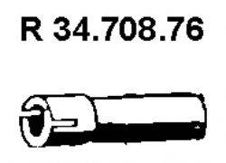 Труба выхлопного газа 34.708.76 EBERSPACHER