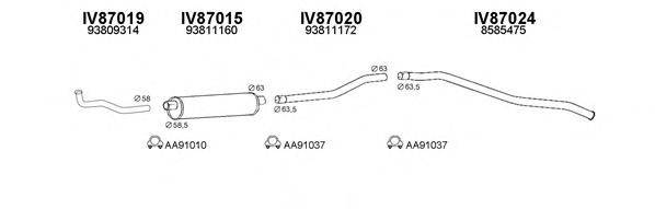 Глушитель 870001 VENEPORTE