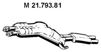 Средний глушитель выхлопных газов 21.793.81 EBERSPACHER