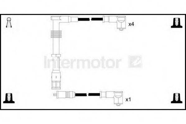 Комплект проводов зажигания 73909 STANDARD