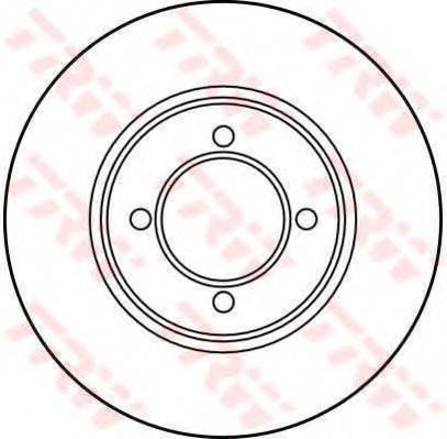Тормозной диск DF1911 TRW