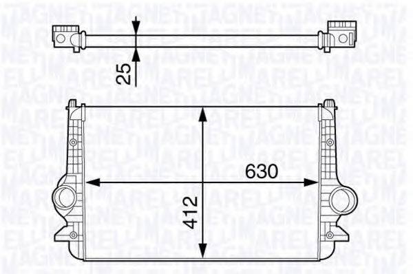 Интеркулер 351319202780 MAGNETI MARELLI