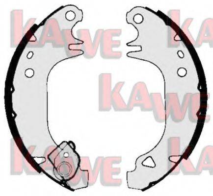 Комплект тормозных колодок 04950 KAWE