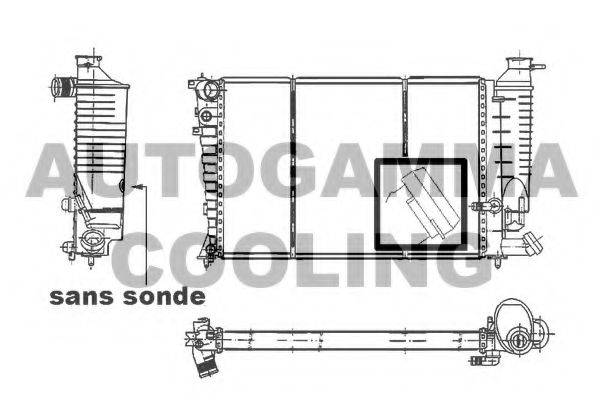 Теплообменник 103205 AUTOGAMMA