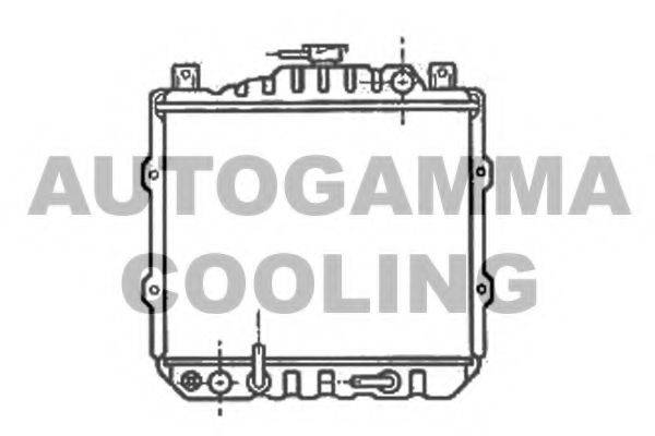 Радиатор, охлаждение двигателя 100978 AUTOGAMMA