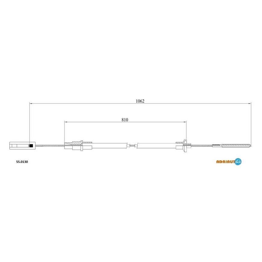 Трос сцепления 55.0130 ADRIAUTO
