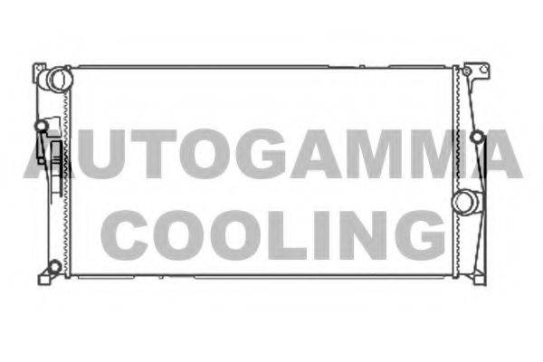 Радиатор, охлаждение двигателя 107464 AUTOGAMMA