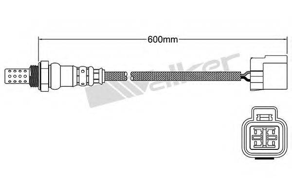 Лямбда-зонд 250-24237 WALKER PRODUCTS