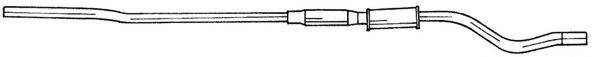 Средний глушитель выхлопных газов 45427 SIGAM