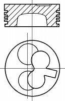 Поршень 87-307607-20 NURAL