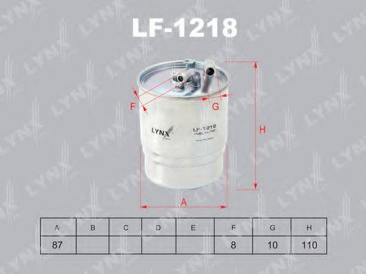 Фильтр топливный LF-1218 LYNXauto