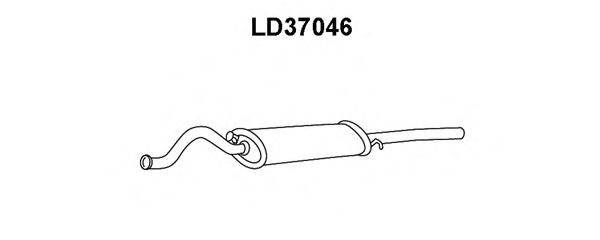 Глушитель выхлопных газов конечный LD37046 VENEPORTE