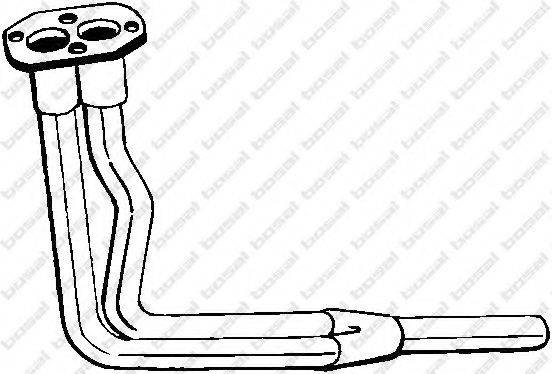 Труба выхлопного газа 733-941 BOSAL