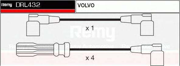 Комплект проводов зажигания DRL432 REMY