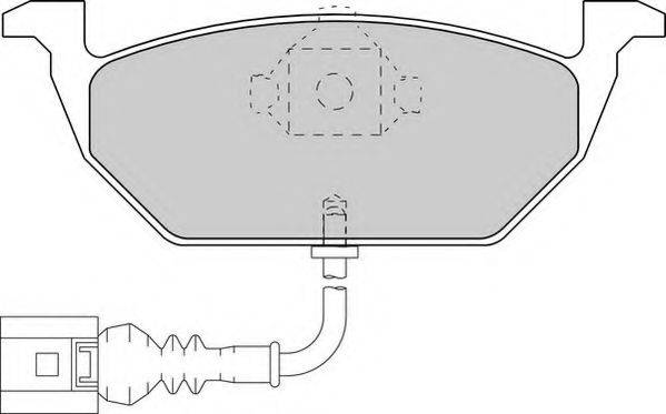 Комплект тормозных колодок, дисковый тормоз DBP391398 DURON