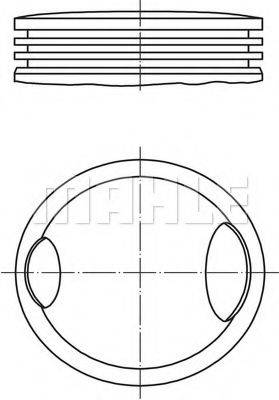 Поршень 033 12 02 MAHLE ORIGINAL