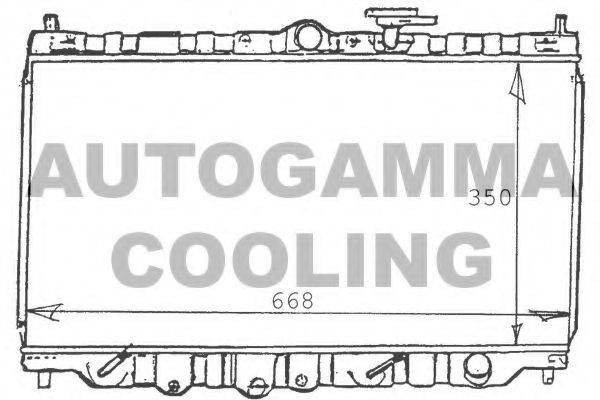 Теплообменник 100407 AUTOGAMMA