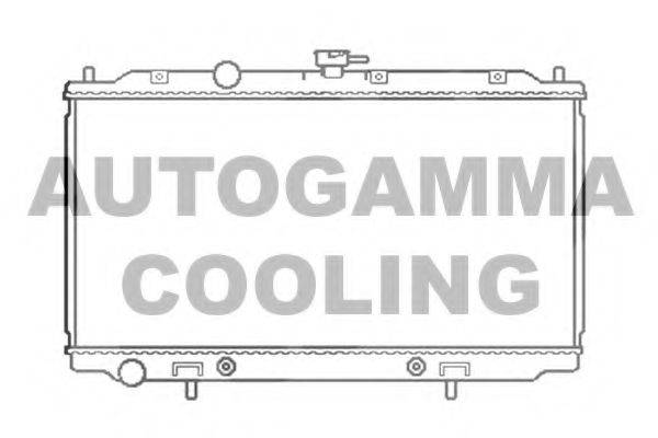 Радиатор, охлаждение двигателя 103501 AUTOGAMMA