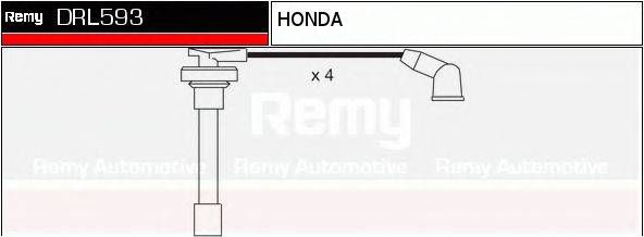 DRL593 REMY Комплект проводов зажигания DRL593 REMY