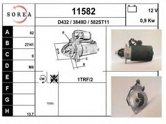 Стартер 11582 EAI