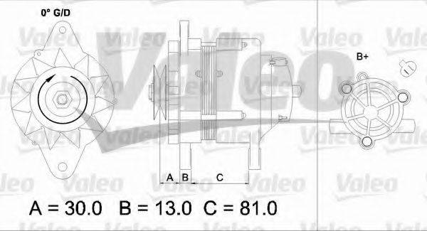 Генератор 437150 VALEO