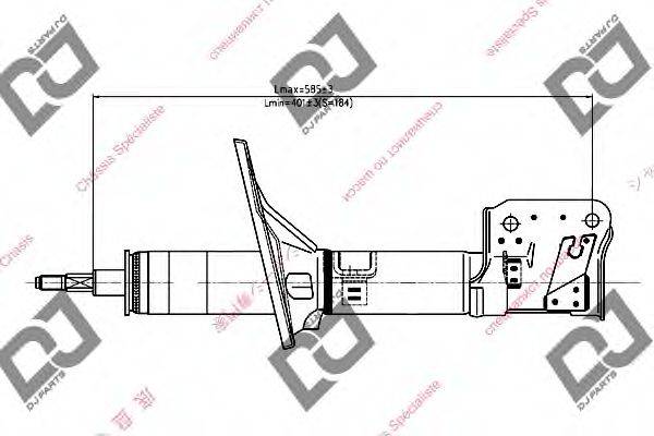 Амортизатор DS1287GS DJ PARTS