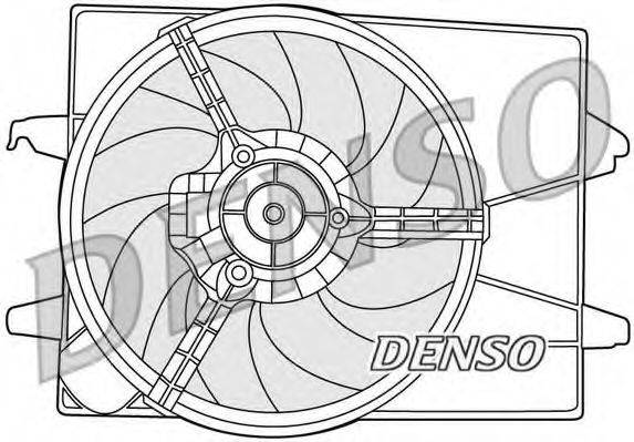 Вентилятор, охлаждение двигателя DER10003 DENSO