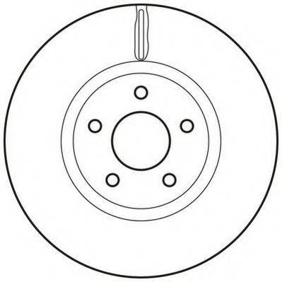Тормозной диск 562624JC JURID