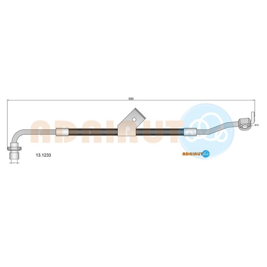 Тормозной шланг  13.1233 ADRIAUTO