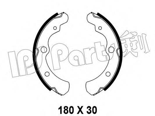 Тормозные колодки IBL-4705 IPS Parts