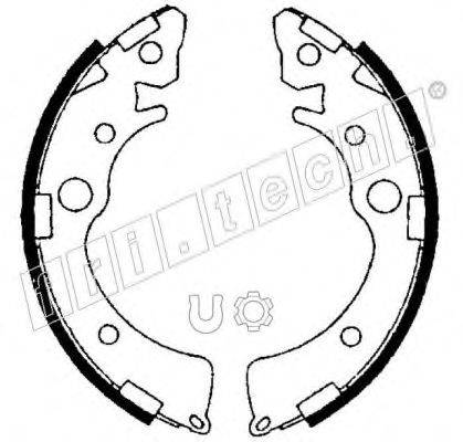 Комплект тормозных колодок 1044.018 fri.tech.