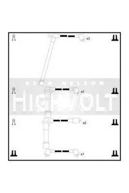 Комплект проводов зажигания OEF181 STANDARD