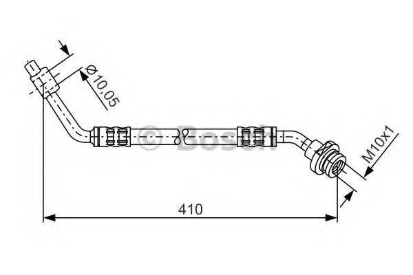 Тормозной шланг 1 987 476 197 BOSCH