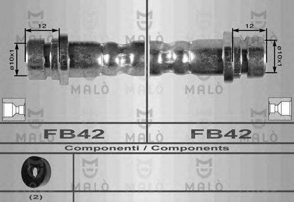 Тормозной шланг 8646 MALO