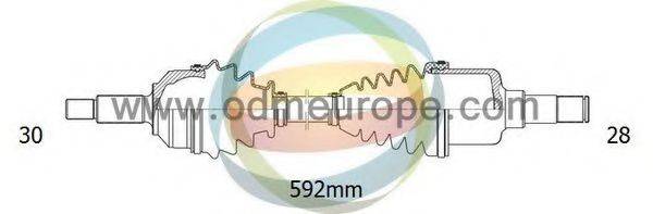 Приводной вал 18-081420 ODM-MULTIPARTS