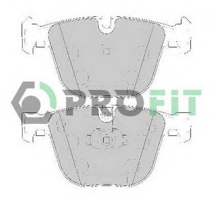 Комплект тормозных колодок, дисковый тормоз 5000-1672 C PROFIT