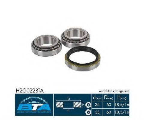 Комплект подшипника ступицы колеса H2G022BTA BTA