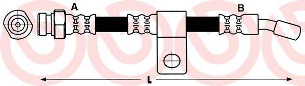 Тормозной шланг T 30 018 BREMBO