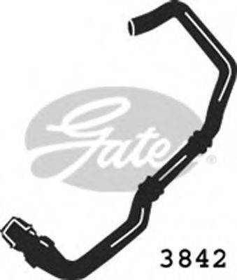 3842 GATES Шланг радиатора 3842 GATES