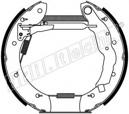 Комплект тормозных колодок 16249 fri.tech.