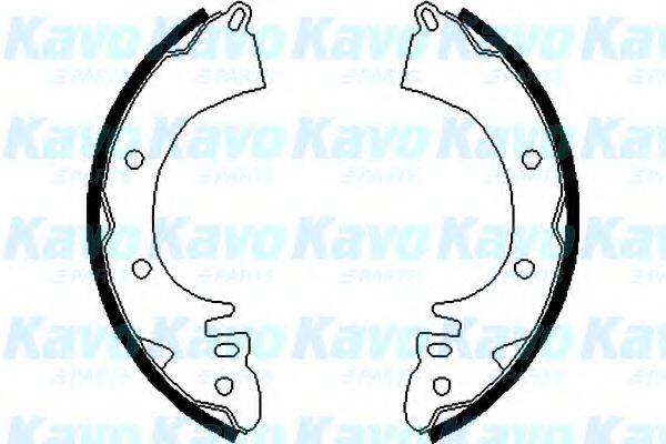 Комплект тормозных колодок BS-6401 KAVO PARTS