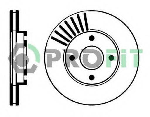 Тормозной диск 5010-0364 PROFIT