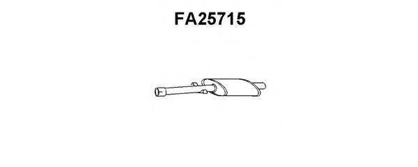 Предглушитель выхлопных газов FA25715 VENEPORTE