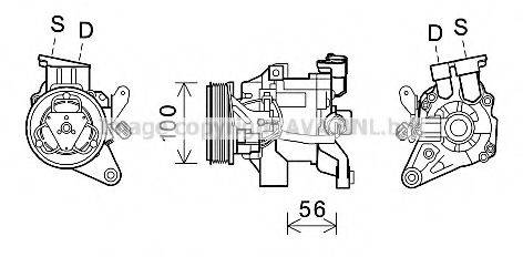 Компрессор, кондиционер SUK096 AVA QUALITY COOLING