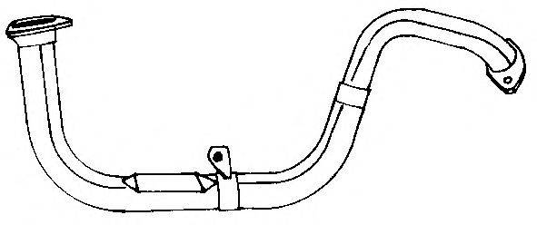 Труба выхлопного газа 20133 SIGAM