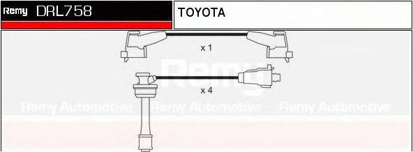 Комплект проводов зажигания DRL758 REMY