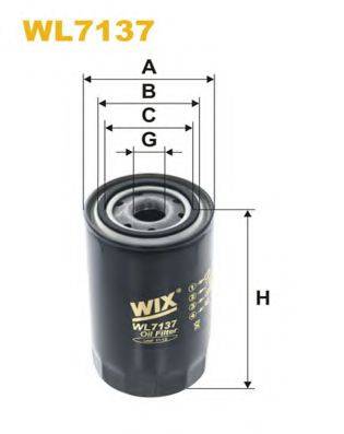 Фильтр масляный WL7137 WIX FILTERS