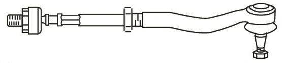 Поперечная рулевая тяга T/362 FRAP